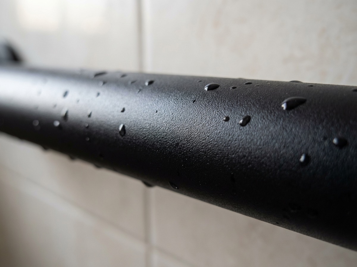 Nahaufnahme der Oberfl&auml;che eines Apple Laine Haltegriffs